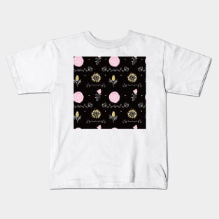 Elegance Seamless pattern with flowers Kids T-Shirt